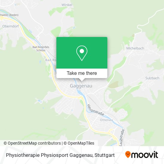Physiotherapie Physiosport Gaggenau map