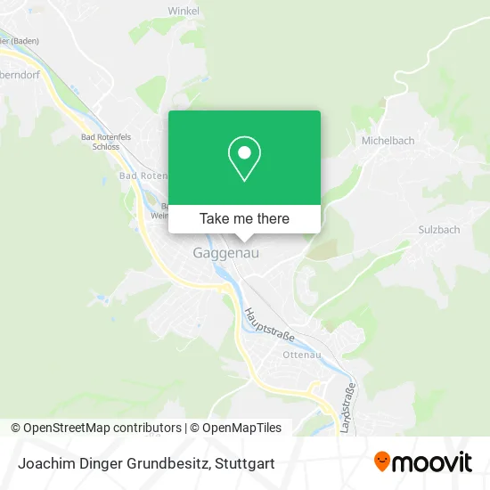 Карта Joachim Dinger Grundbesitz