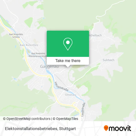 Карта Elektoinstallationsbetriebes
