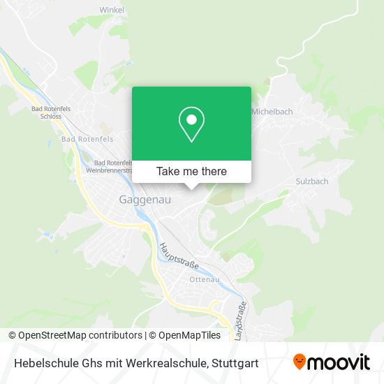 Hebelschule Ghs mit Werkrealschule map