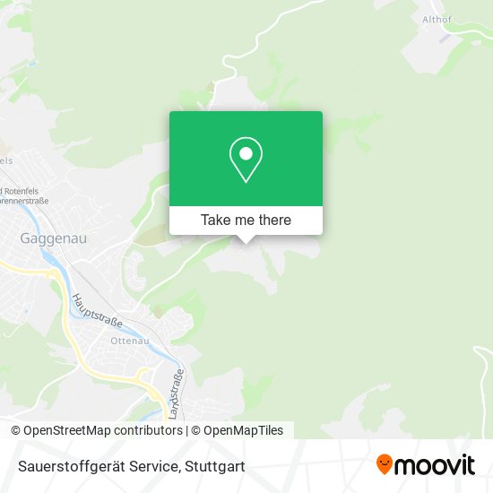 Sauerstoffgerät Service map