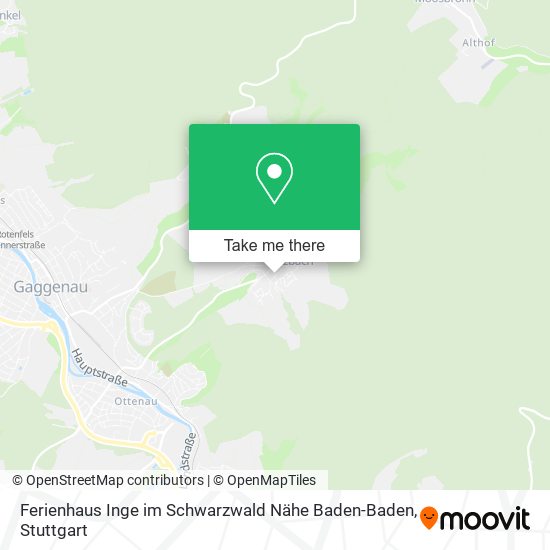 Ferienhaus Inge im Schwarzwald Nähe Baden-Baden map