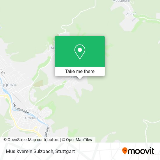 Musikverein Sulzbach map