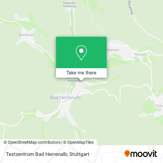 Карта Testzentrum Bad Herrenalb