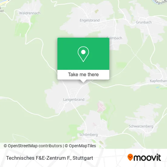 Карта Technisches F&E-Zentrum F.