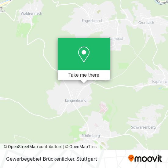 Gewerbegebiet Brückenäcker map