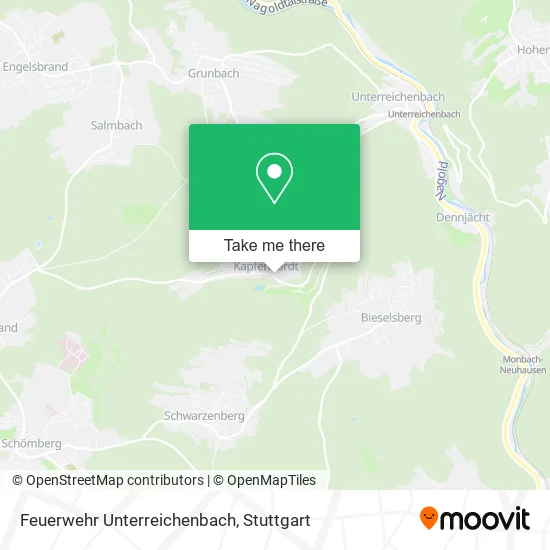 Карта Feuerwehr Unterreichenbach