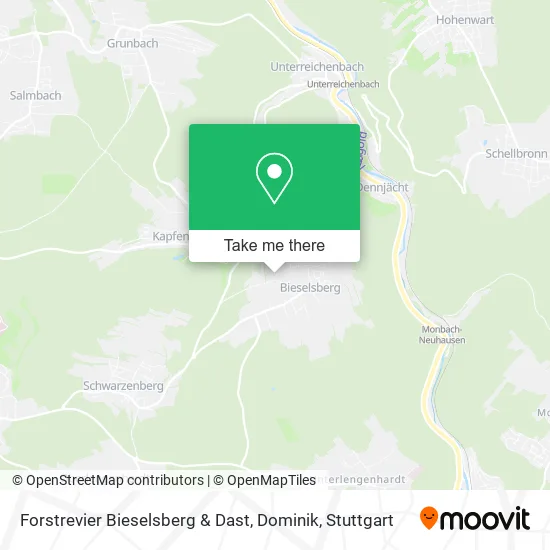 Карта Forstrevier Bieselsberg & Dast, Dominik