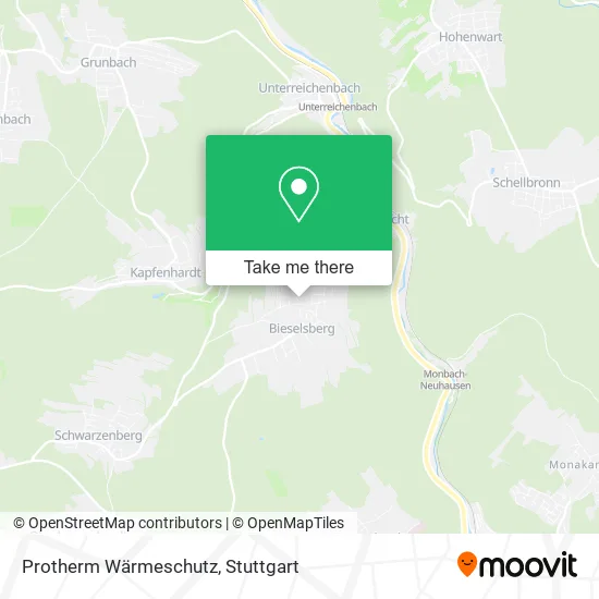 Карта Protherm Wärmeschutz