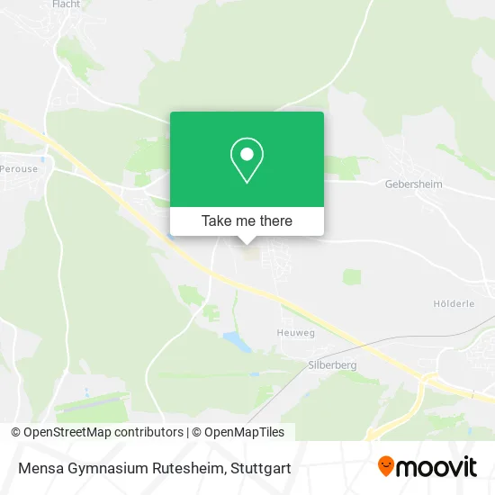 Карта Mensa Gymnasium Rutesheim