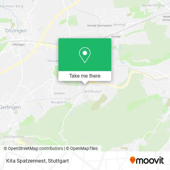 Карта Kita Spatzennest