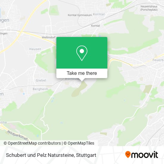Карта Schubert und Pelz Natursteine