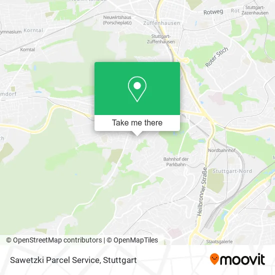 Карта Sawetzki Parcel Service