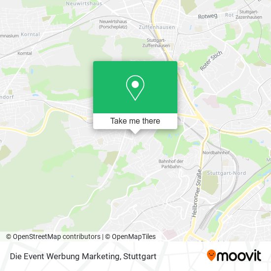 Die Event Werbung Marketing map