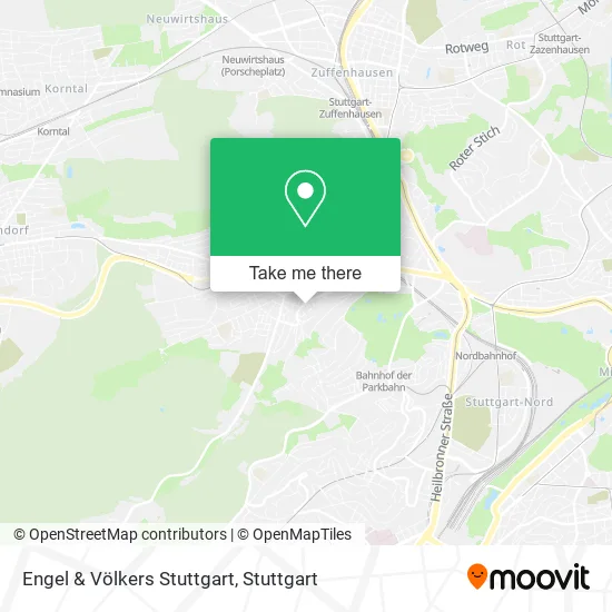 Карта Engel & Völkers Stuttgart