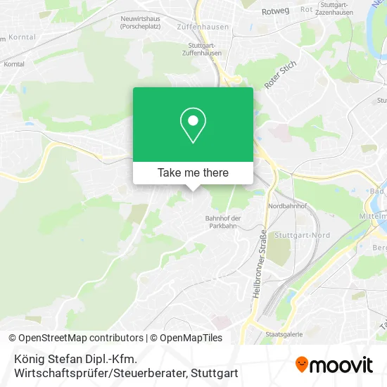 Карта König Stefan Dipl.-Kfm. Wirtschaftsprüfer / Steuerberater