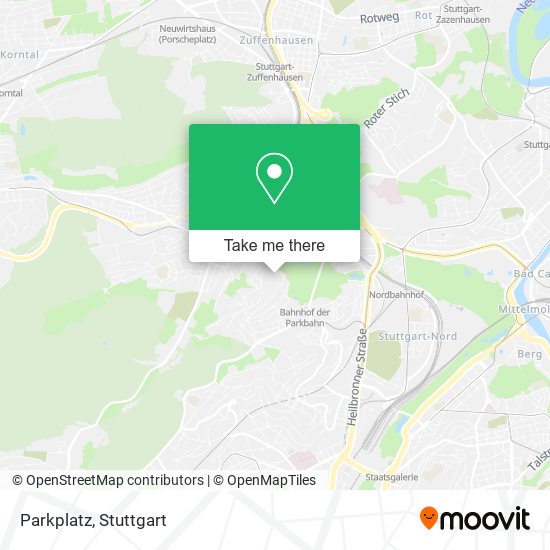 Parkplatz map