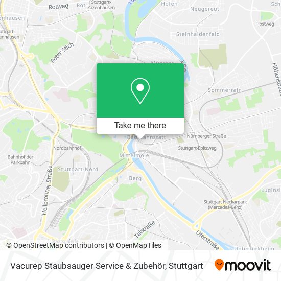 Vacurep Staubsauger Service & Zubehör map