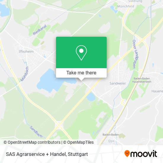 SAS Agrarservice + Handel map