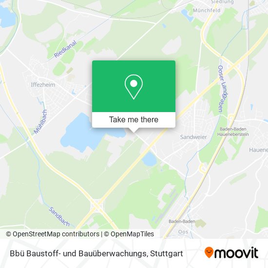 Bbü Baustoff- und Bauüberwachungs map