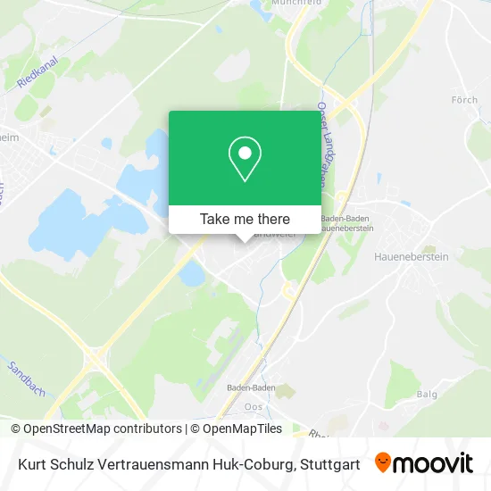 Карта Kurt Schulz Vertrauensmann Huk-Coburg