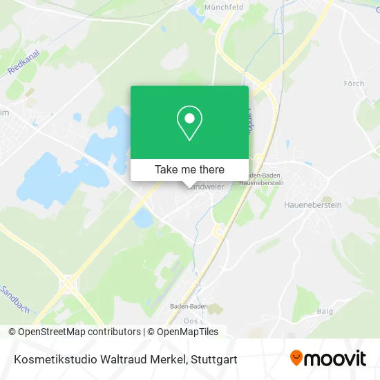 Карта Kosmetikstudio Waltraud Merkel