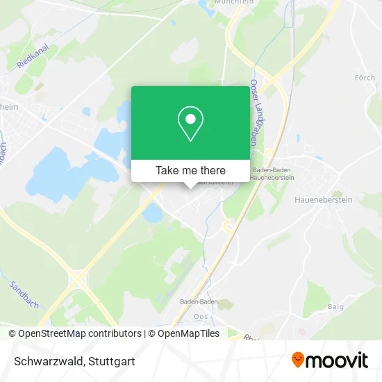 Карта Schwarzwald