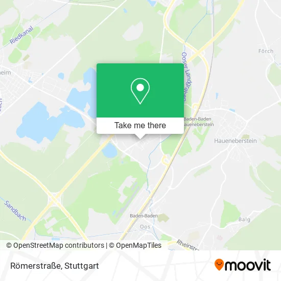 Карта Römerstraße