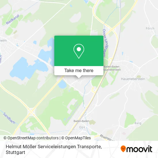 Карта Helmut Möller Serviceleistungen Transporte