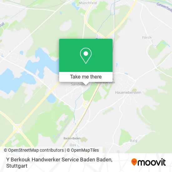 Карта Y Berkouk Handwerker Service Baden Baden