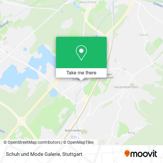 Карта Schuh und Mode Galerie