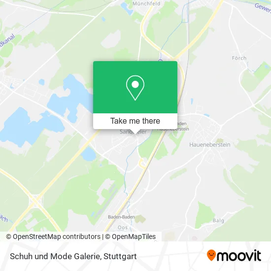 Карта Schuh und Mode Galerie