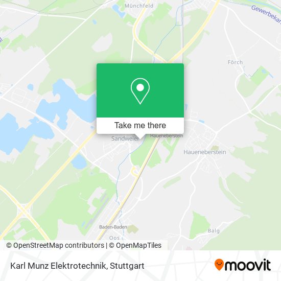 Karl Munz Elektrotechnik map