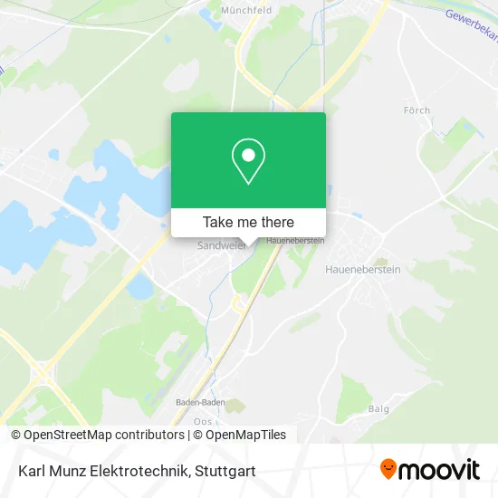 Карта Karl Munz Elektrotechnik