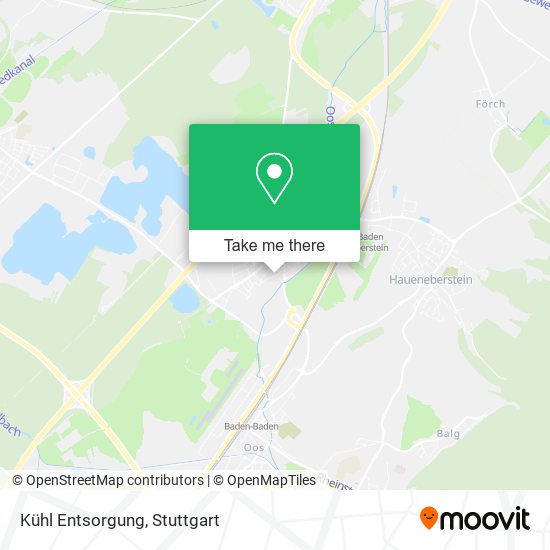 Kühl Entsorgung map