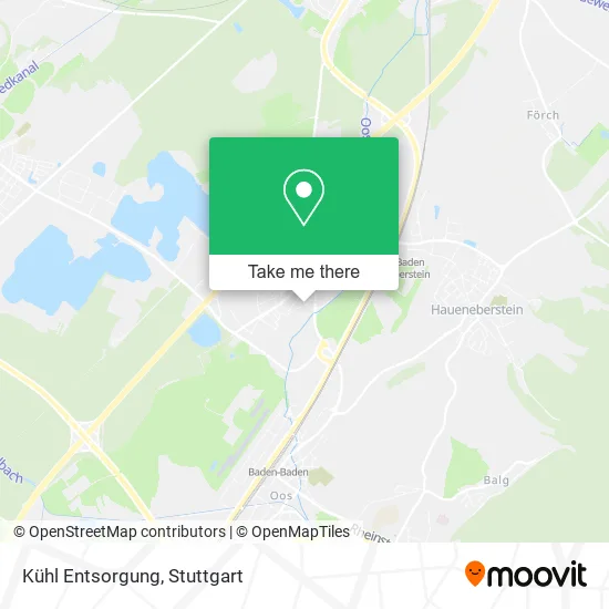 Карта Kühl Entsorgung