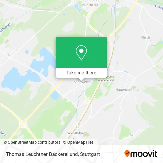 Карта Thomas Leuchtner Bäckerei und