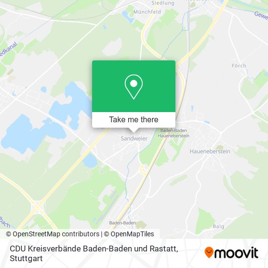 CDU Kreisverbände Baden-Baden und Rastatt map