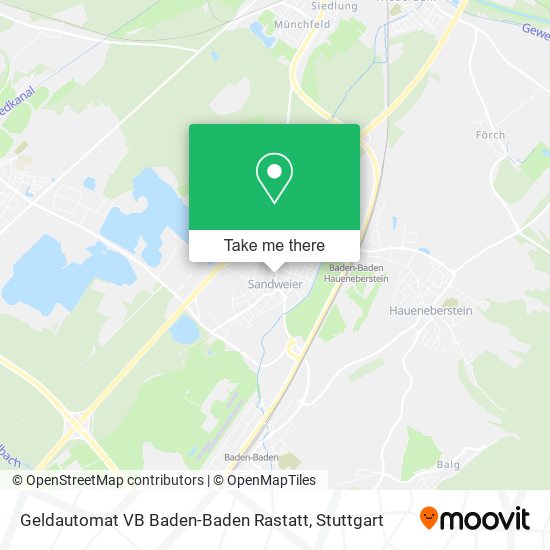 Карта Geldautomat VB Baden-Baden Rastatt