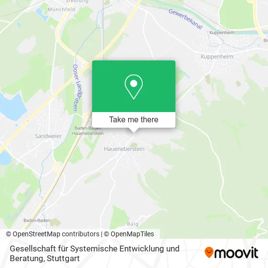 Карта Gesellschaft für Systemische Entwicklung und Beratung