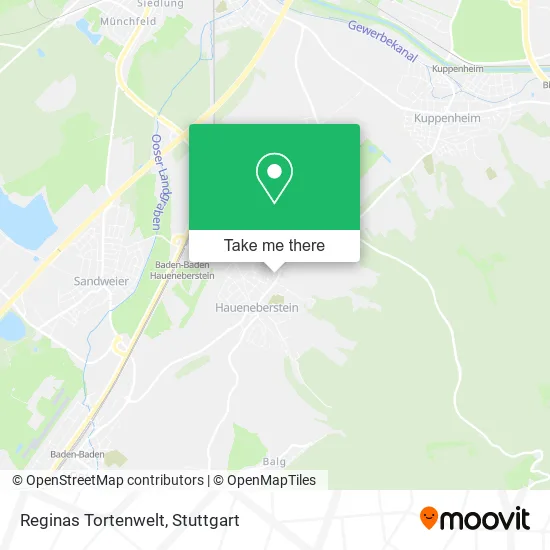 Карта Reginas Tortenwelt