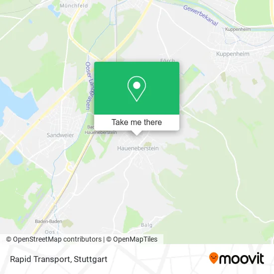 Карта Rapid Transport