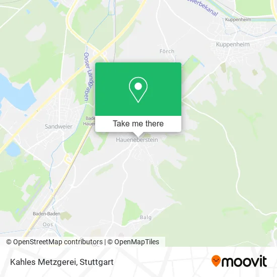 Карта Kahles Metzgerei