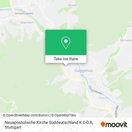 Neuapostolische Kirche Süddeutschland K.D.Ö.R map