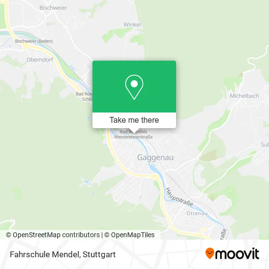 Карта Fahrschule Mendel