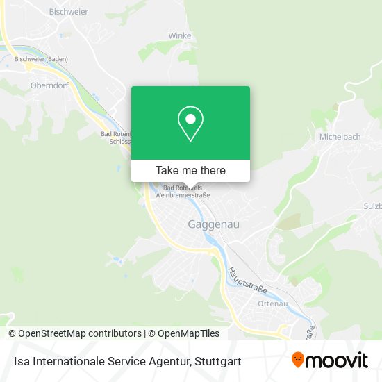 Isa Internationale Service Agentur map