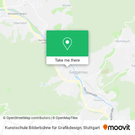 Карта Kunstschule Bilderbühne für Grafikdesign