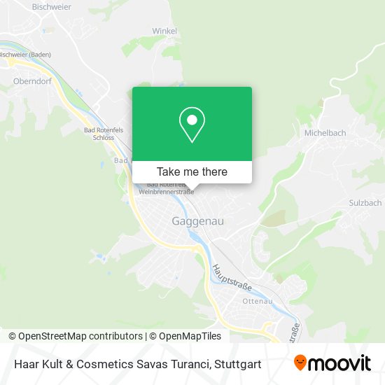Haar Kult & Cosmetics Savas Turanci map
