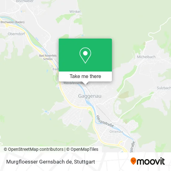Карта Murgfloesser Gernsbach de