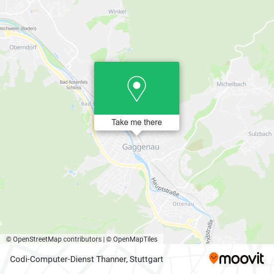 Codi-Computer-Dienst Thanner map